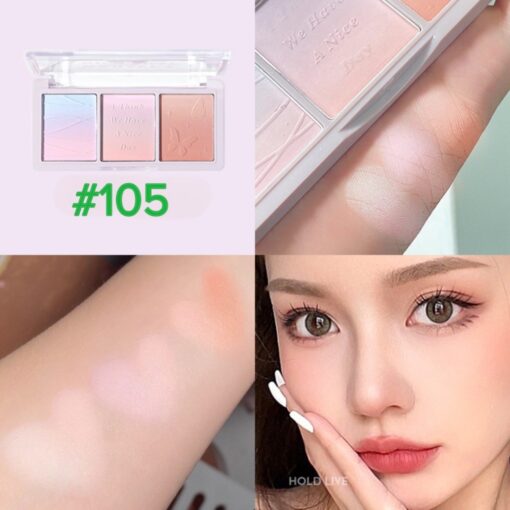 Bảng Phấn Má 3 Ô Hold Live Secret Garden Blush P4884 - Hình ảnh 5