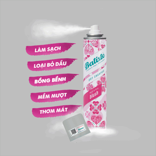 Dầu Gội Khô Batiste Giúp Làm Sạch, Tóc Bồng Bềnh Dry Shampoo 50ml 27450 - Hình ảnh 5