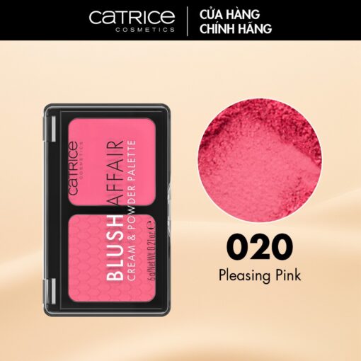 Bảng Má Hồng 2 ô Dạng Kem Và Phấn Catrice P4849
