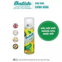 Dầu Gội Khô Batiste Giúp Làm Sạch, Tóc Bồng Bềnh Dry Shampoo 50ml 27450