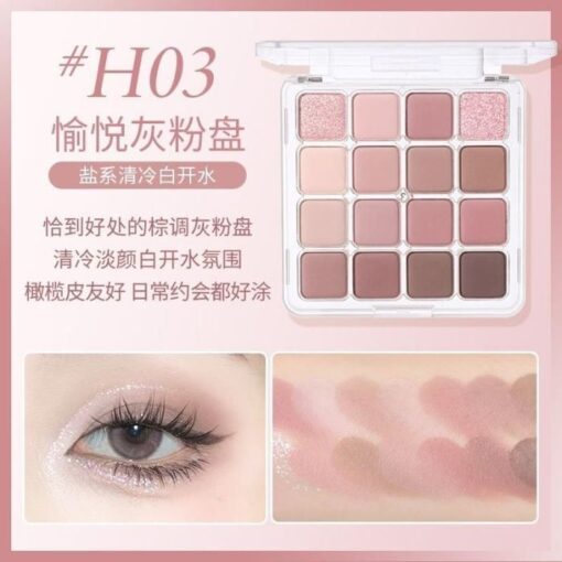 Bảng Phấn Mắt Mịn Lì 16 Ô Hold Live Sunset Magic Eyeshadow Tray P4981 - Hình ảnh 3