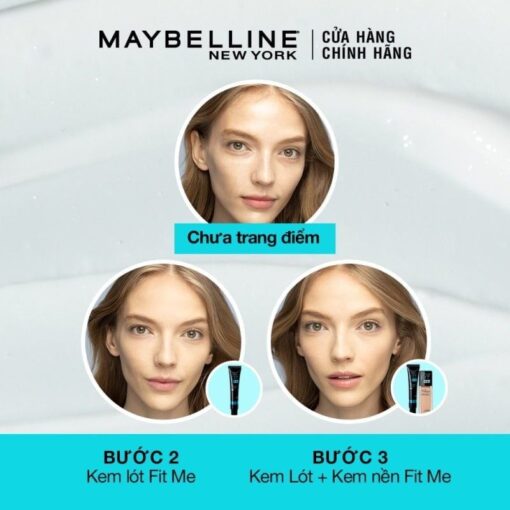 Kem Lót Maybelline Kiềm Dầu, Lâu Trôi, Ngăn Xuống Tông Fit Me Matte 16h 30ml P4960 - Hình ảnh 6