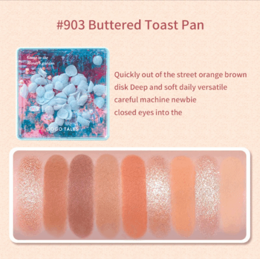 Bảng Phấn Mắt GOGO TALES 9 Ô Secret Garden Eyeshadow Palette 13g P4122 - Hình ảnh 7