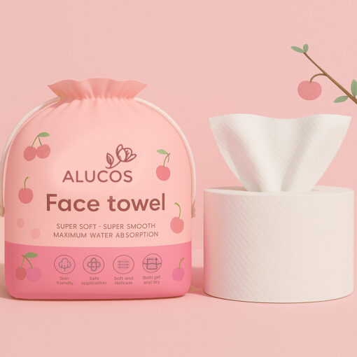 Khăn Mặt Khô dùng 1 lần Alucos dạng cuộn và dạng rút N3669 - Hình ảnh 3